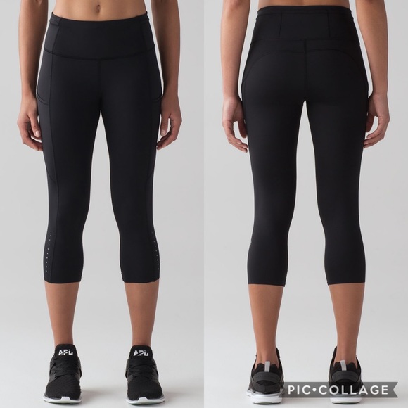 lululemon athletica Pants - Lululemon Fast & Free High Rise 19" Crop Leggings